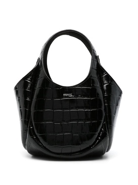 Bucket Swipe crocodile-effect mini bag