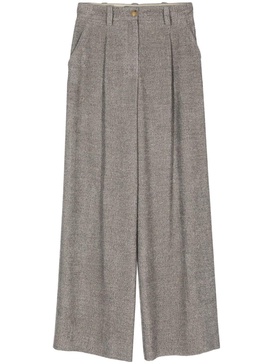 pleated palazzo pants