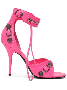 Balenciaga Le Cagole Leather Heel Sandals