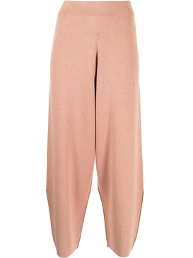 tapered cropped trousers