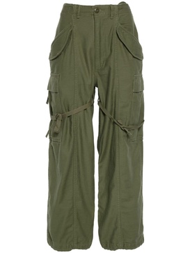 cotton cargo trousers