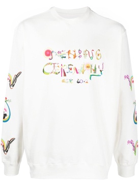 logo-print cotton sweatshirt