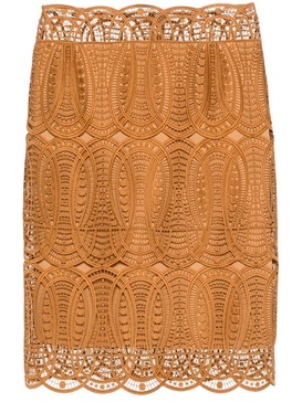 openwork midi skirt