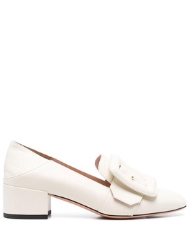 40mm buckle leather pumps