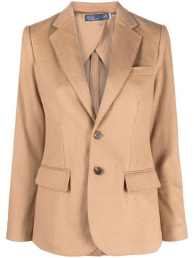 slim-cut single-breasted blazer