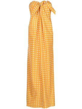 Kaia polka-dot maxi dress 