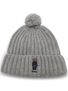 Polo Bear-embroidered beanie