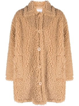 Gwen faux-shearling shirt jacket