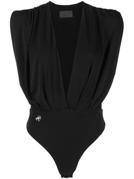 plunging v-neck bodysuit