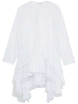 round-neck tiered T-shirt dress