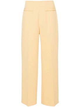 high-waist palazzo trousers  