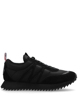 MONCLER Pacey Black Suede Sneakers