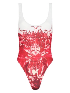 Diablo abstract-print swimsuit