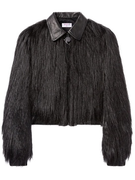 Kidhassia panelled faux-fur jacket