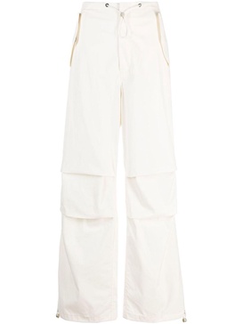 drawstring parachute trousers