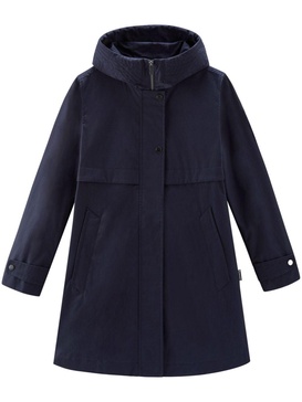 cotton hooded parka coat