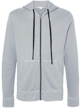 zip-up cotton hoodie