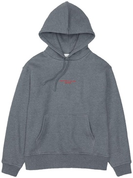 printed-logo hoodie