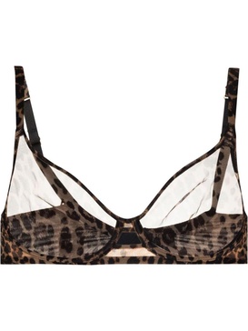 Lucky leopard-print bra