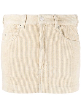 Neutral Rania Corduroy Mini Skirt