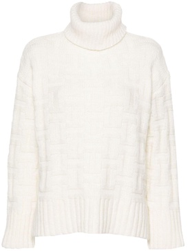 monogram-jacquard jumper