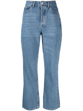 Milium mid-rise straight-leg jeans