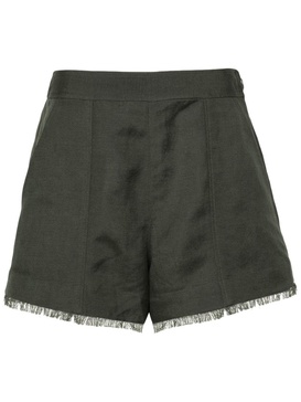 Dax linen-blend shorts