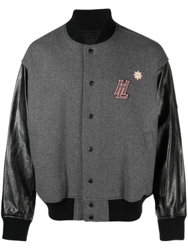 logo varsity bomber jacket