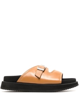 buckle-fastening leather sandals 