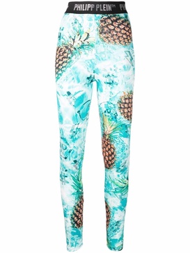 pineapple skied leggings