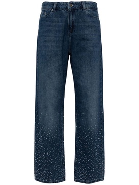 Sparkle straight-leg jeans