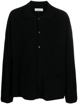 long-sleeved button-up cardigan