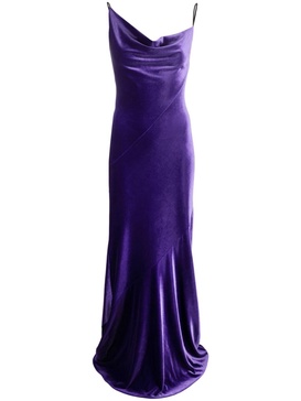 satin maxi dress