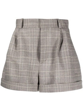 Kudebi plaid-check shorts