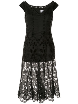 Baudelaire broderie anglais midi dress