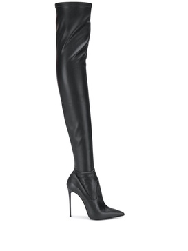 Eva thigh-high leather boots