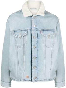 X Levi's Blue Denim Trucker Jacket