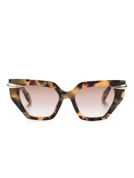 Fang cat-eye sunglasses