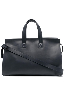 leather zip-up holdall