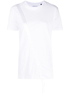 drawstring cotton T-shirt