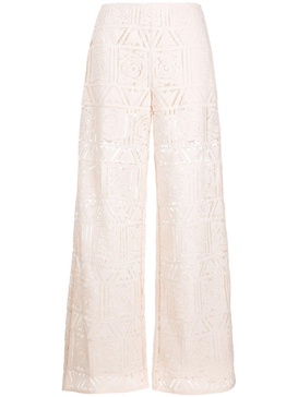 Sia semi-sheer trousers 