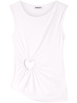 heart-motif cut-out top