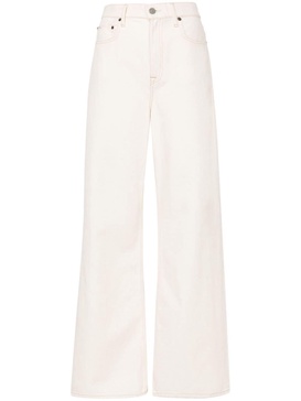 high-rise wide-leg jeans