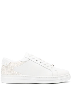 Rome/F pearl-embellished sneakers