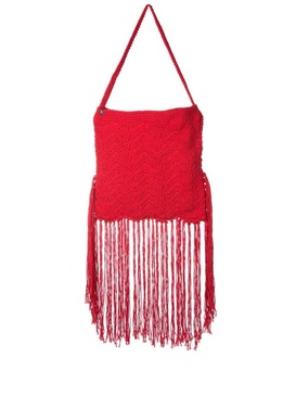 Chloe crochet-knit tote bag