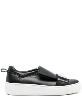 SR1 Paris leather sneakers