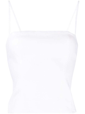 Overland strapless linen top