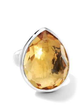 Rock Candy® teardrop citrine ring