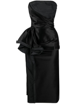 ruched duchesse dress