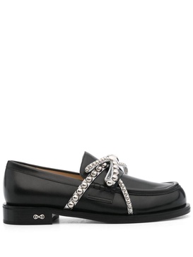 stud-embellished loafers